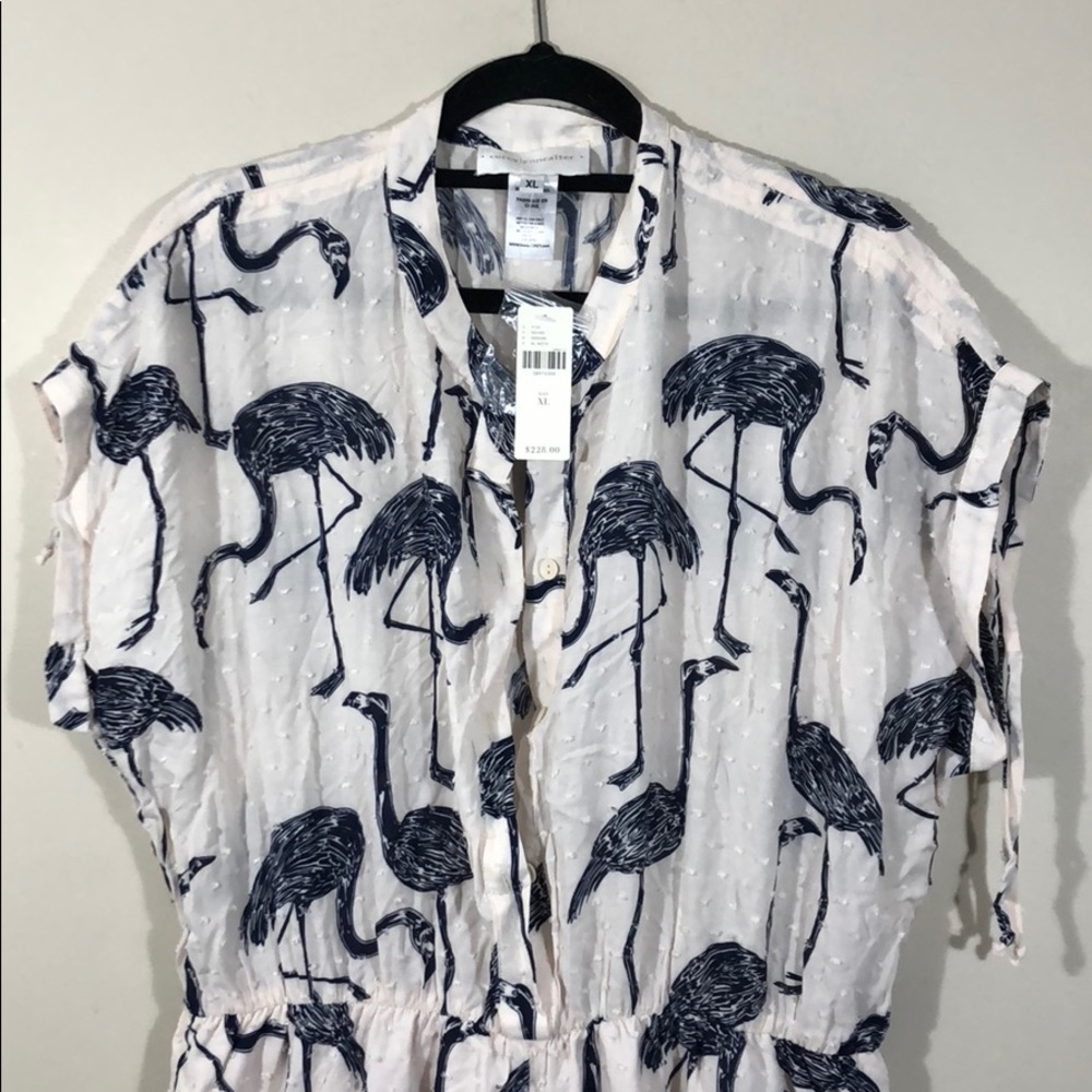 Corey Lynn Calter Anthropologie Flamingo Jumpsuit - Picture 4 of 8